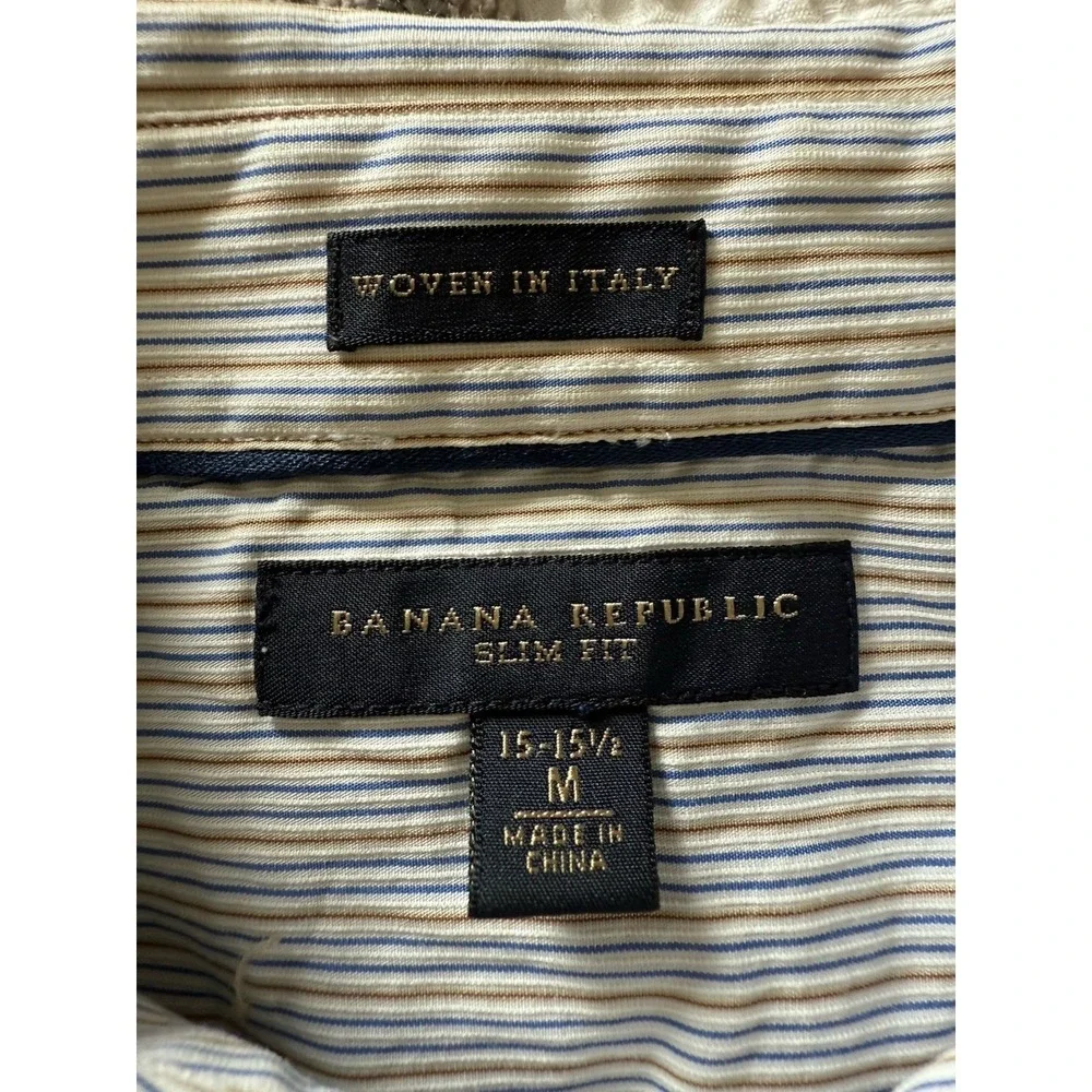 Banana‎ Republic Men's Slim Fit Dress Shirt Size M